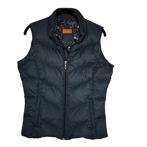 Lucy Activewear Down Puffer Vest, S - Picture 1 of 7